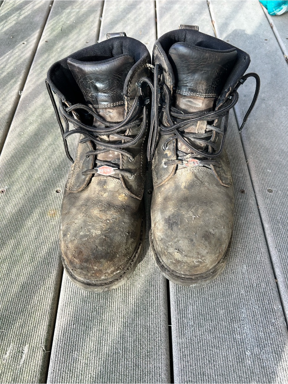 Men’s brunt “sullivan” size 10 comp toe work boots